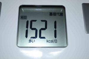 体組成計 基礎代謝量